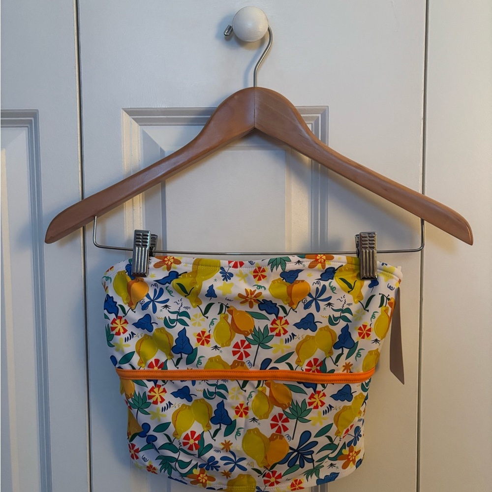 Floral Print Swim Top